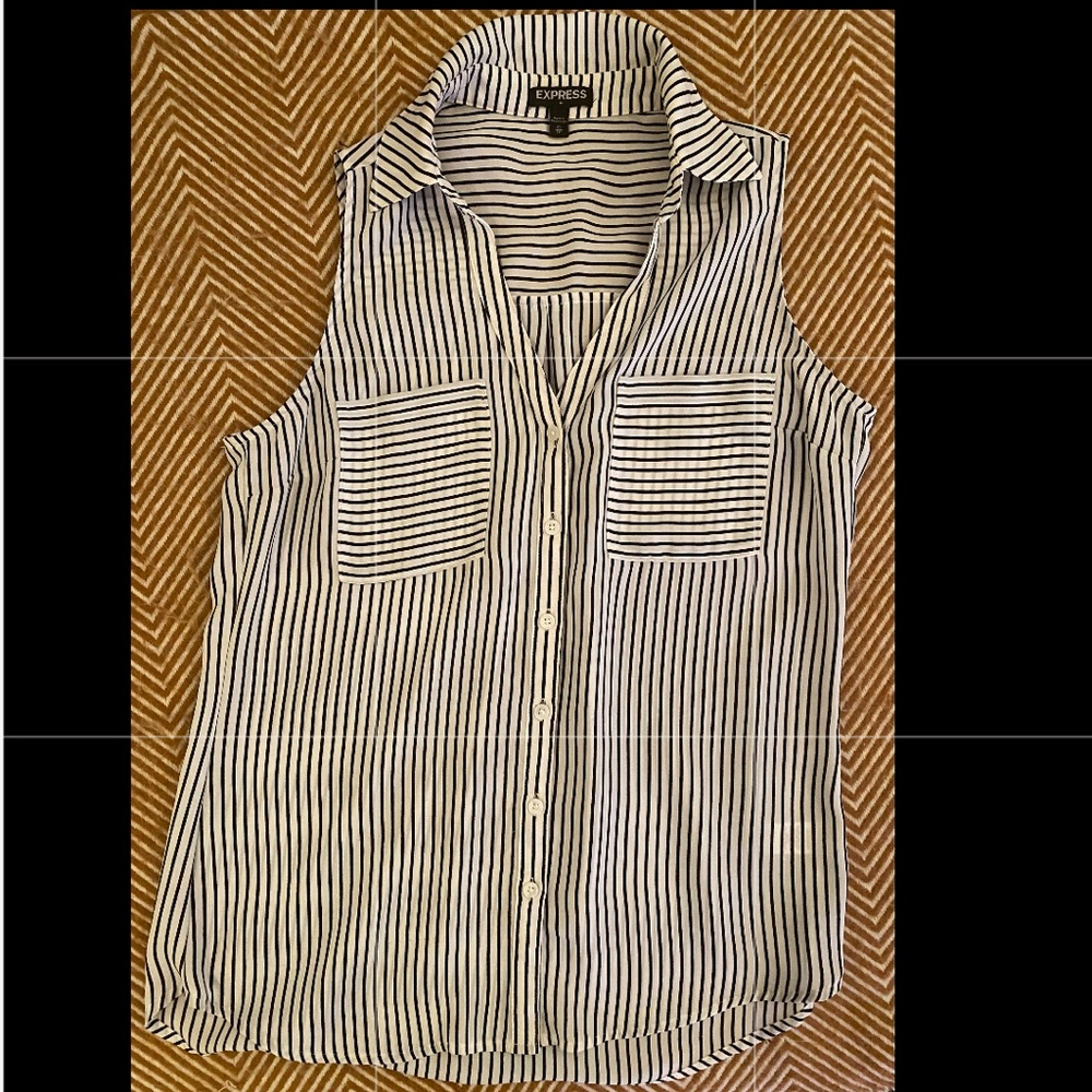 Striped Sleeveless top from Express